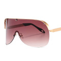 Big Frame flat top one piece 2020 new arrivals unique fashion shades custom designer luxury UV400 sunglasses women men 77203